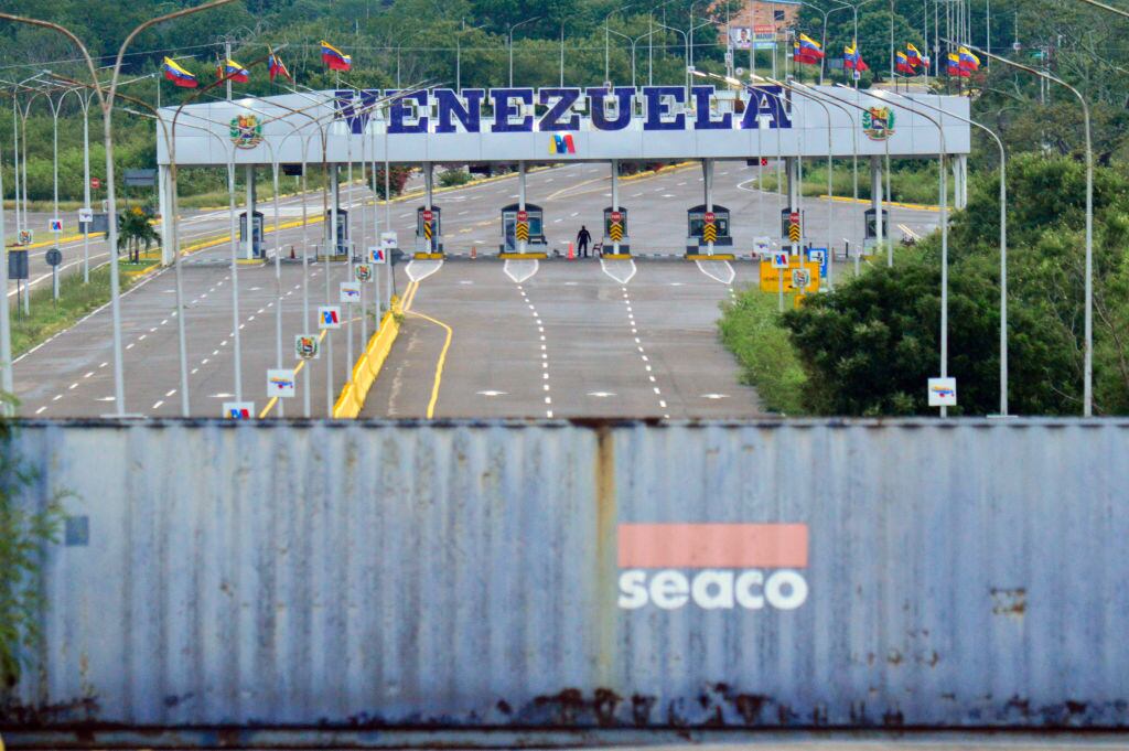 Frontera terrestre de Venezuela con Colombia. / Foto: SCHNEYDER MENDOZA/AFP via Getty Images.