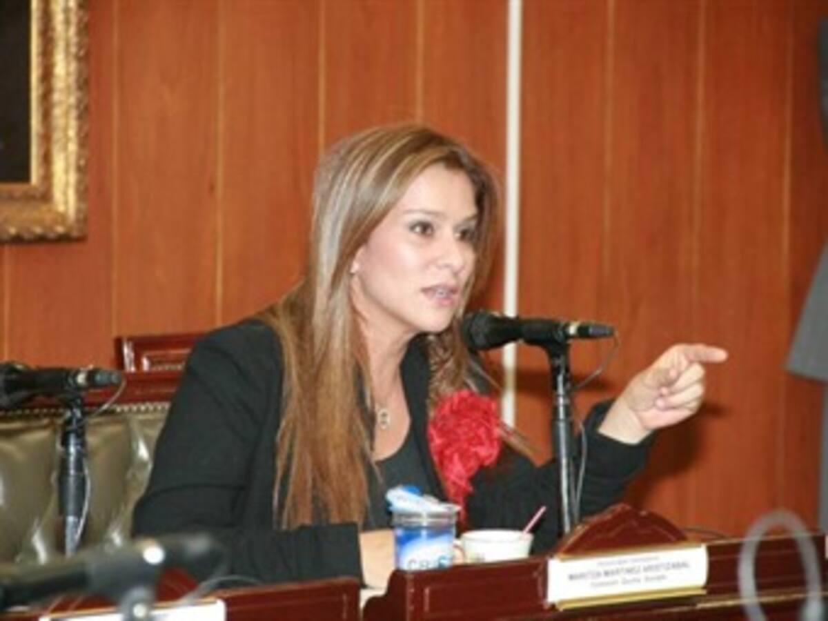 Maritza Martínez, número 6 en lista al Senado de La U