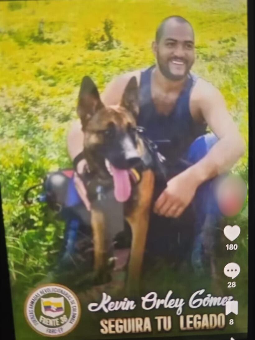 Kevin Orley Gómez Muñoz, alias Barbas- foto Caracol Radio