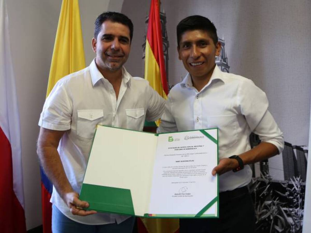 Nairo Quintana, embajador de los Juegos Centroamericanos 2018