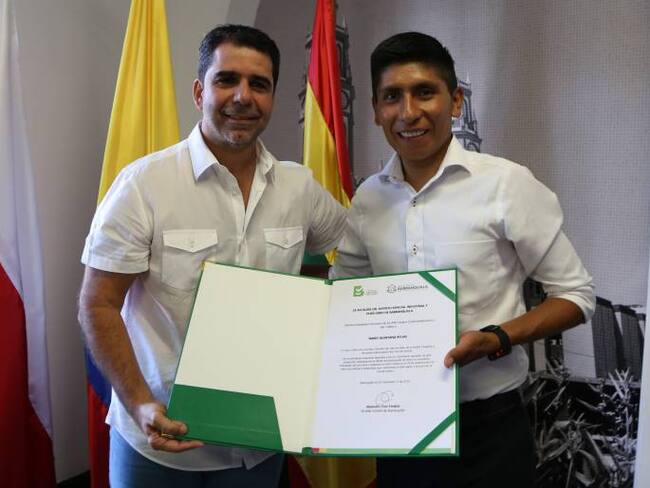 Alcalde Alejandro Char y Nairo Quintana.