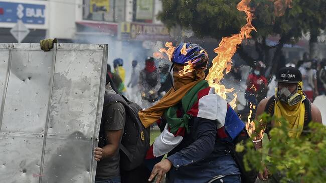 Enfrentamientos en Colombia