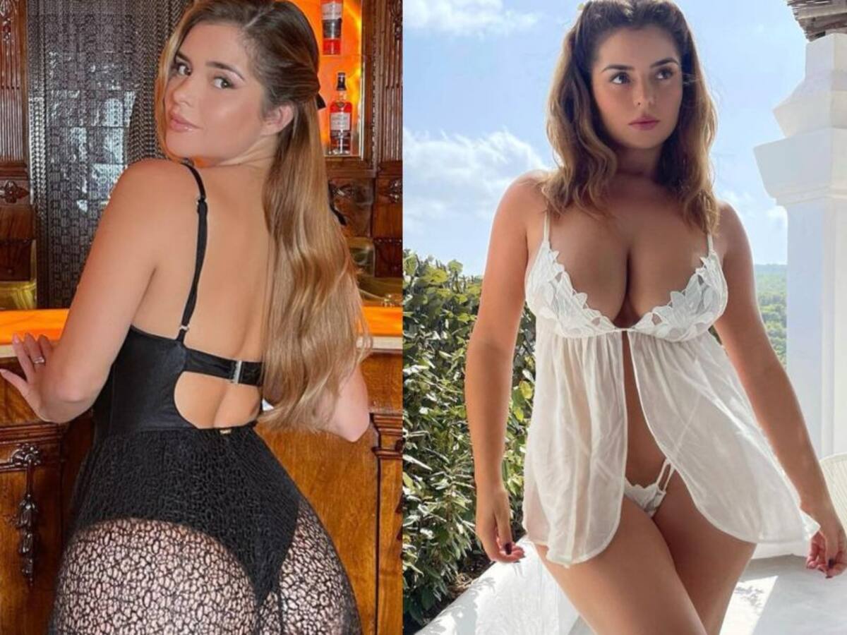 “Fruta prohibida pero deliciosa”: Demi Rose en diminuta lencería roja