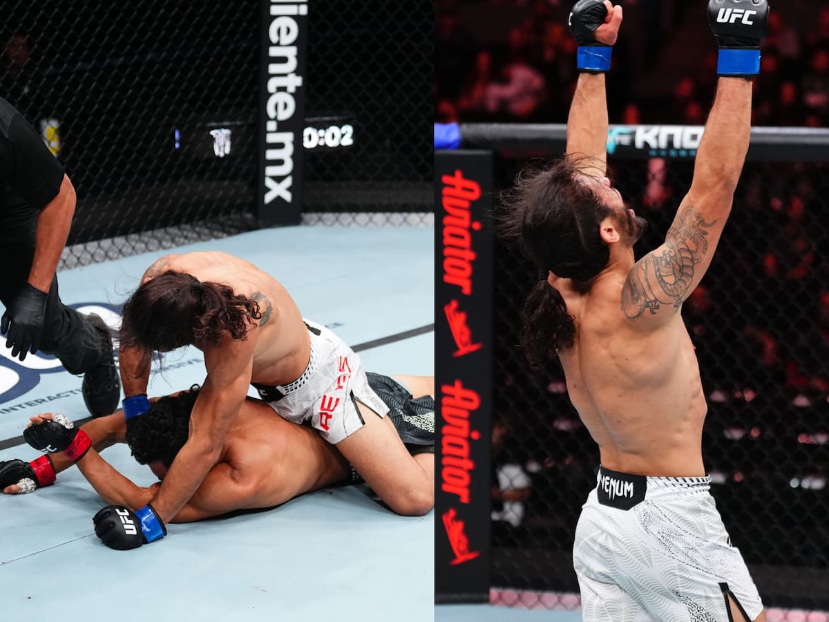 “Feliz de representar a mi gente”: Javier Reyes, en su debut en UFC, venció por TKO a Douglas Silva