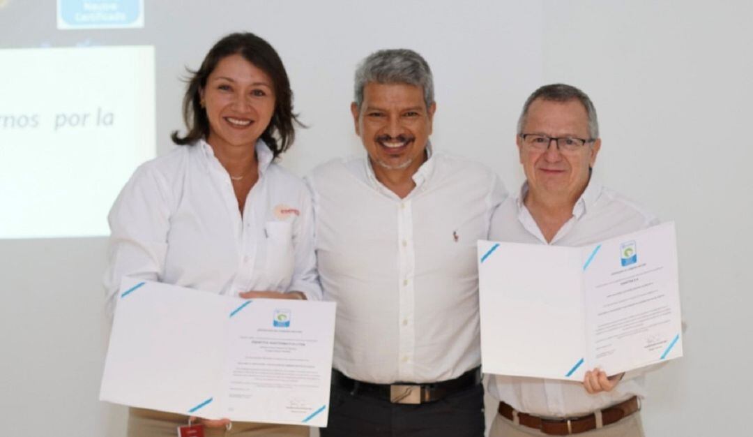 Esta certificación es entregada por Icontec