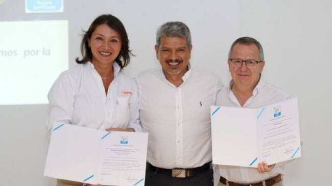 Esta certificación es entregada por Icontec