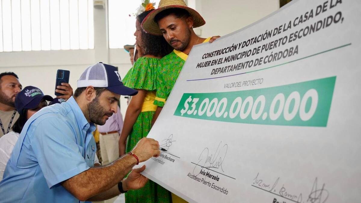 Así será la transformación de Puerto Escondido: gobernador Zuleta anuncia obras por $51 mil millones