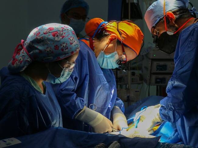 Cirugía de trasplante- Foto: Fundación Hospital San Pedro