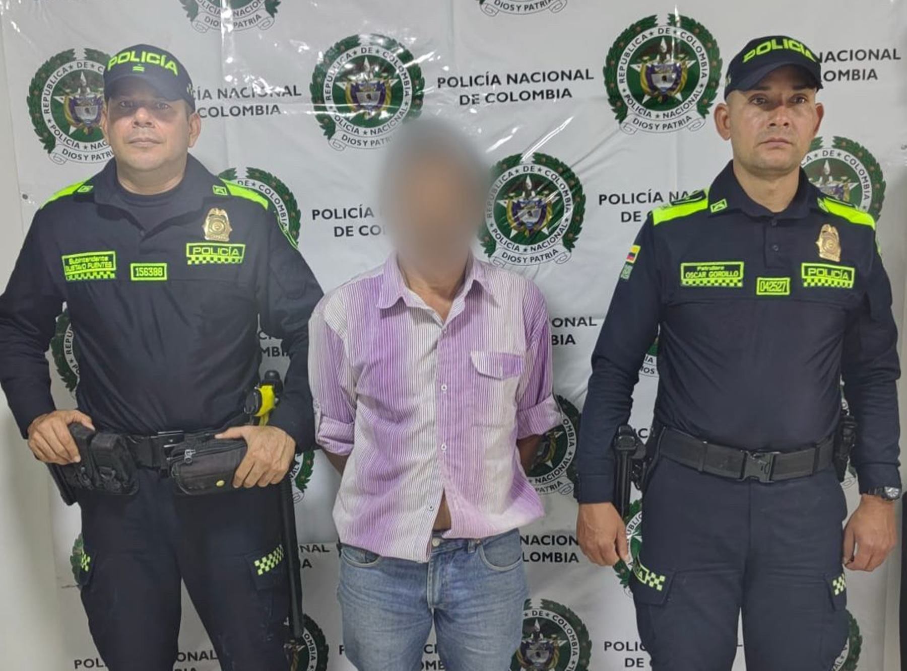 Capturado por el asesinato de dos personas