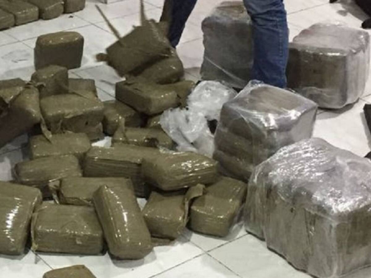 En Yumbo, Valle, hallan cinco toneladas de marihuana