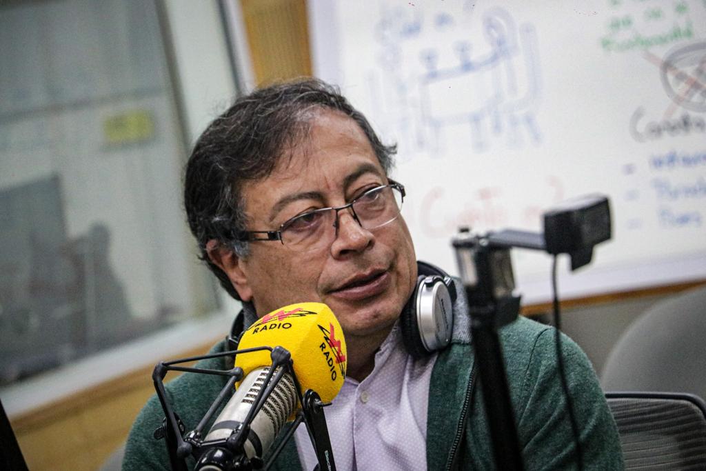 Gustavo Petro, precandidato del Pacto Histórico, se refirió en La W a sus propuestas en medio de su aspiración presidencial