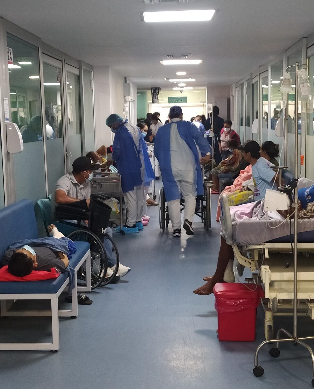 Visita de la Supersalud en la clínica Centro en Barranquilla./ Foto: Supersalud