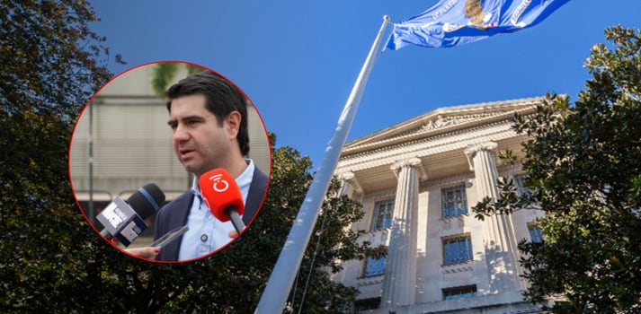 Simón Molina presenta acusaciones contra el Gobierno Petro ante organismos de EE. UU. y el Capitolio. Foto: cortesía.