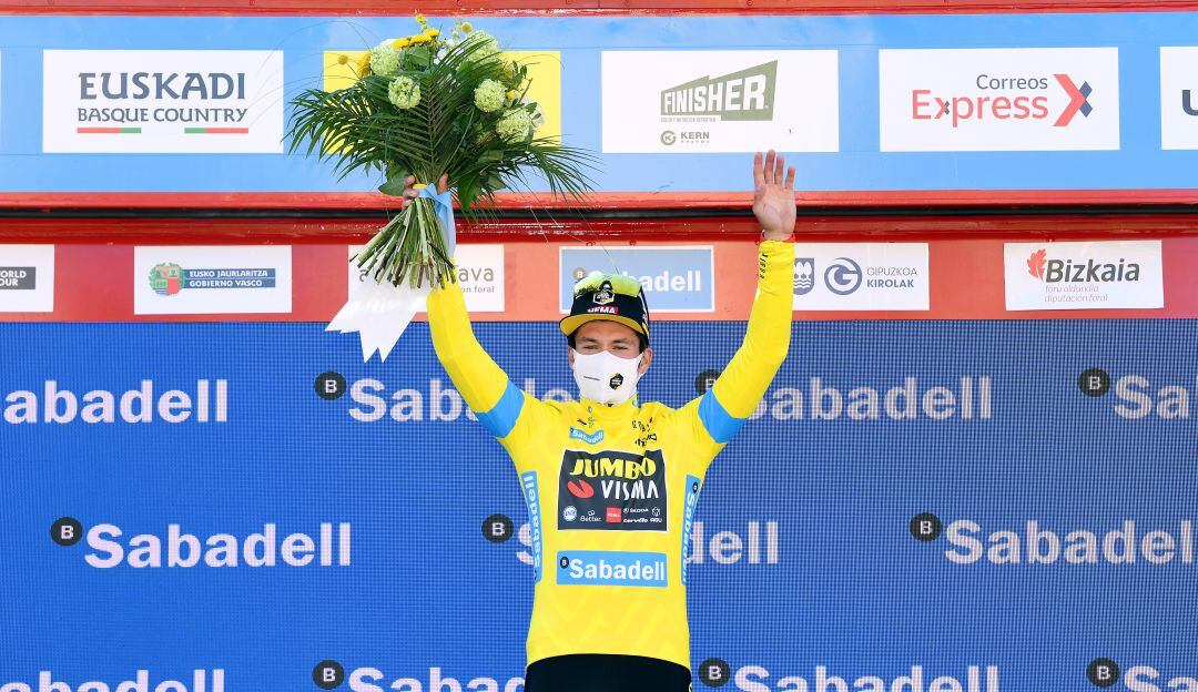 Primoz Roglic, ganador de la primera etapa de la Vuelta al País Vasco