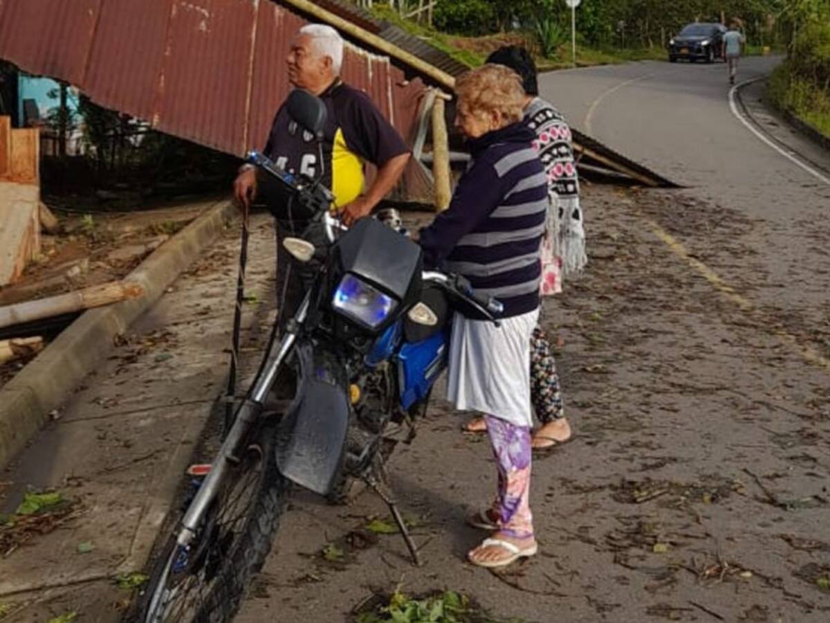 Fuertes lluvias afectan el municipio de Palocabildo, Tolima