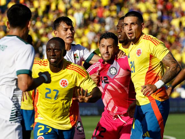 Deiver Machado durante el amistoso entre Colombia y Bolivia. (Photo By Winslow Townson/Getty Images)