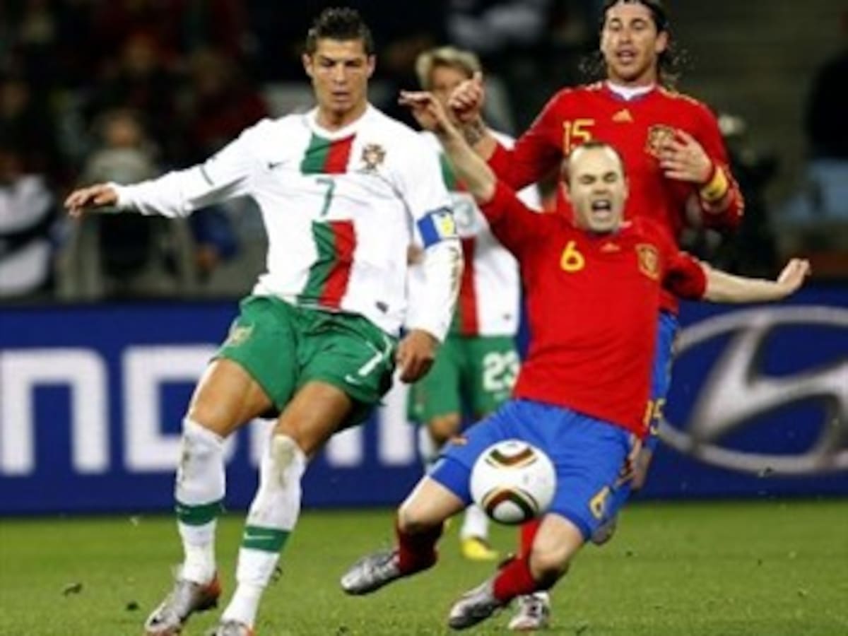 Cristiano Ronaldo desafía al campeón España
