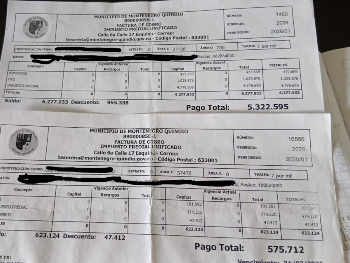 Quejas y reclamos por altos costos del impuesto predial en cuatro municipios del Quindío