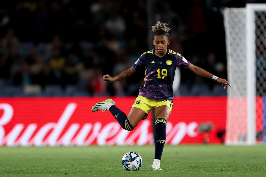 Jorelyn Carabalí, jugadora de la Selección Colombia. Foto: Damian Briggs / Speed Media / Icon Sportswire via Getty Images