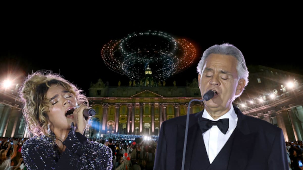 Karol G en el Vaticano: así fue el concierto de la cantante colombiana con Andrea Bocelli