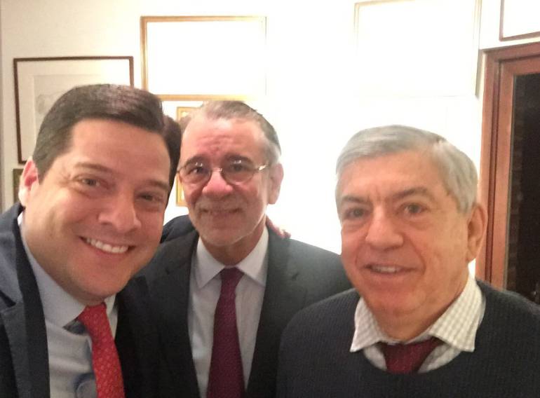 Mauricio Gómez, Eduardo Verano y César Gaviria