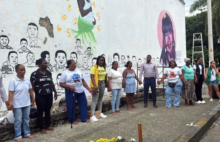 Mural por la Vida y la Esperanza, una obra impulsada por la Asociación Madres por la Vida y la Fundación Nydia Érika Bautista