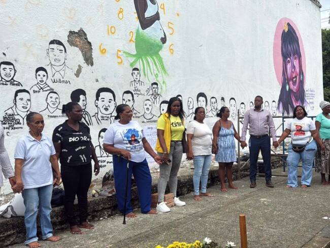 Mural por la Vida y la Esperanza, una obra impulsada por la Asociación Madres por la Vida y la Fundación Nydia Érika Bautista