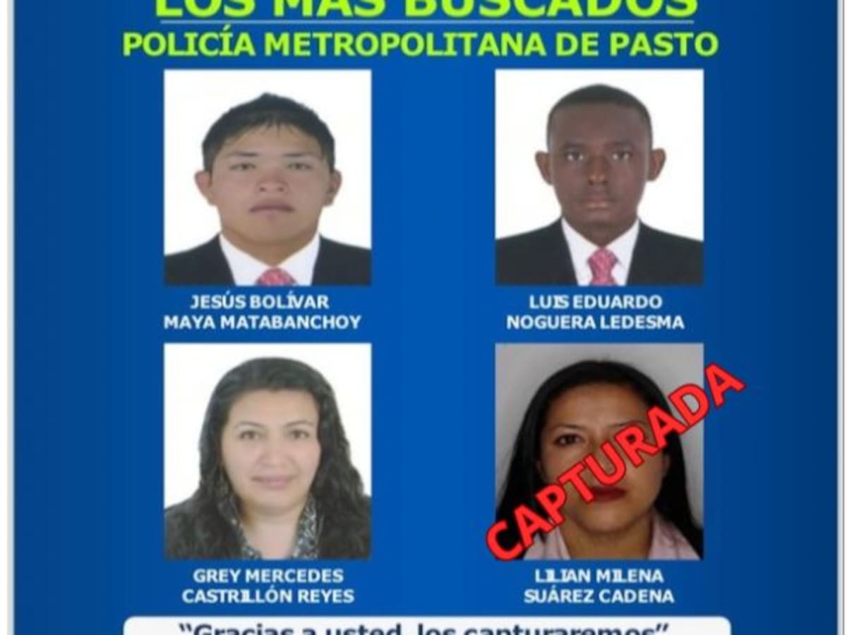 Capturada en Pasto una de las mujeres más buscadas