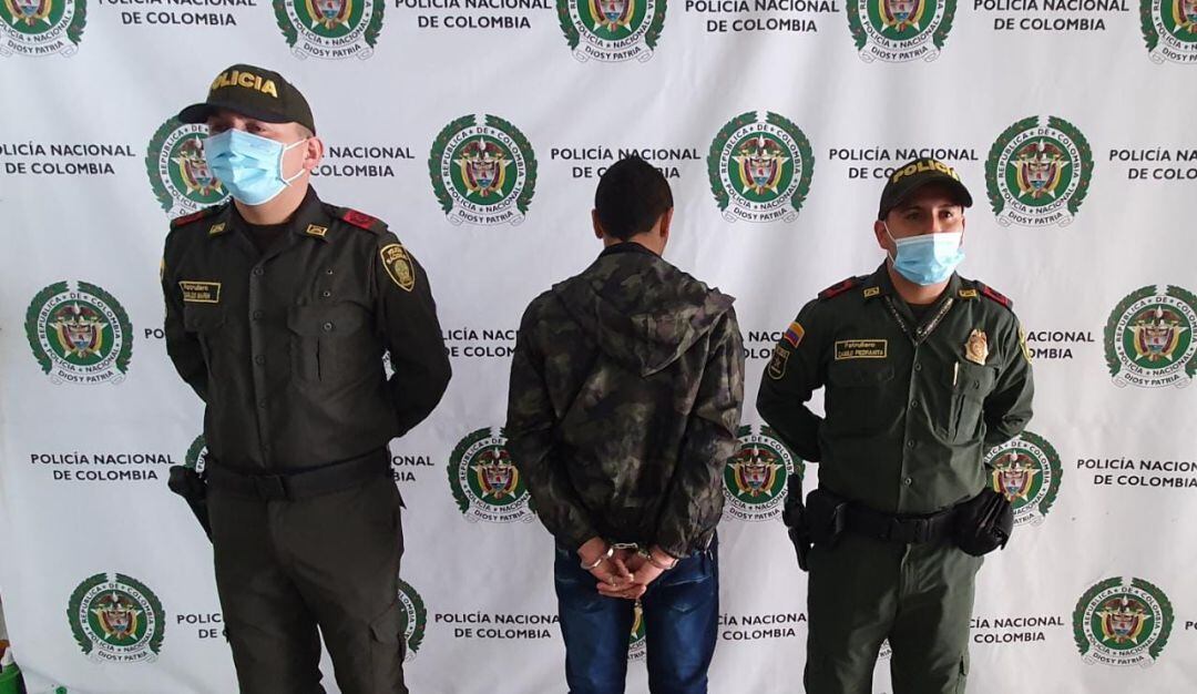 Foto: Enviada desde la Policía Metropolitana de Manizales.