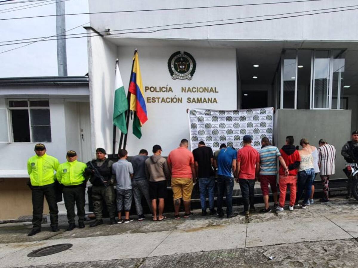Capturan en Samaná a 14 personas del grupo delincuencial Los Moros