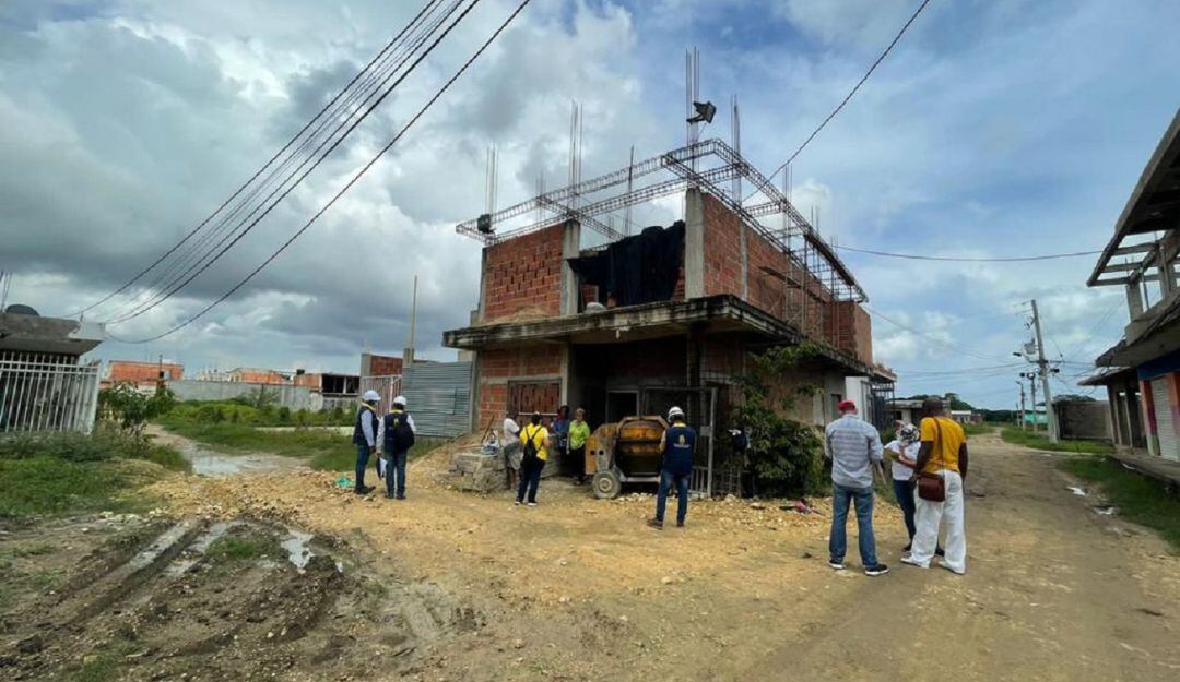 La jornada de inspección se desarrolló en La Sevillana, sector de Magulla en Bayunca