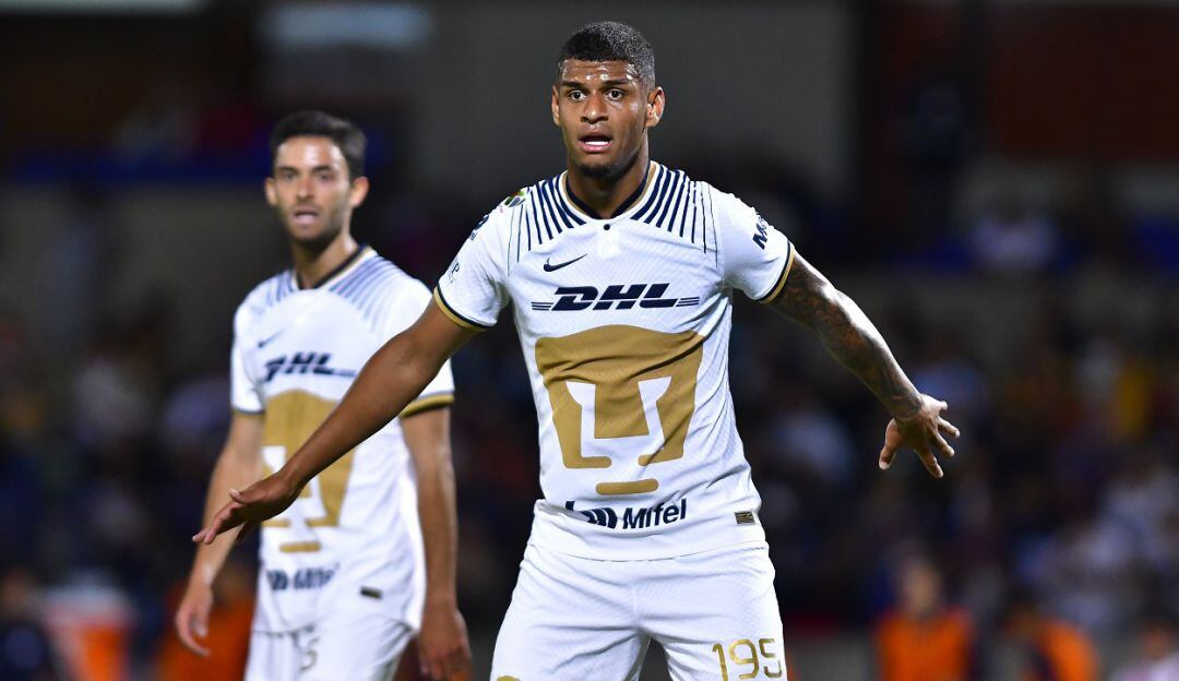 José Caicedo, futbolista colombiano que viene descrestando en el Pumas del fútbol mexicano.