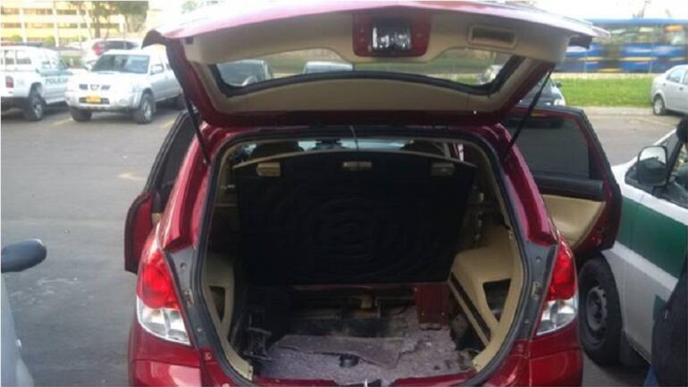 Tráfico de drogas en vehículos particulares.