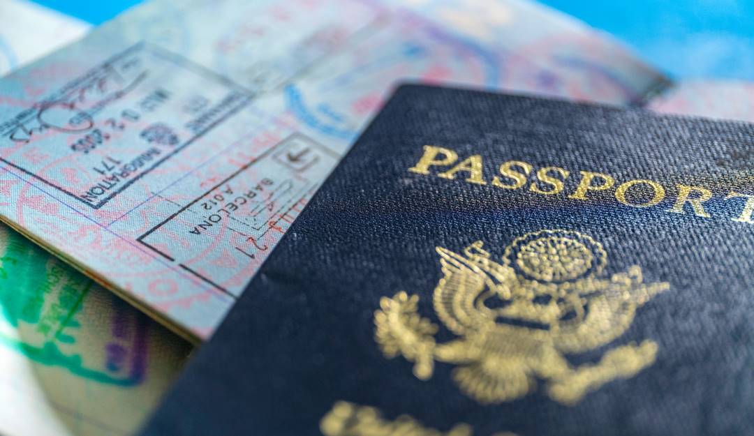 Visado y pasaporte de Estados Unidos.                        Foto: Getty 