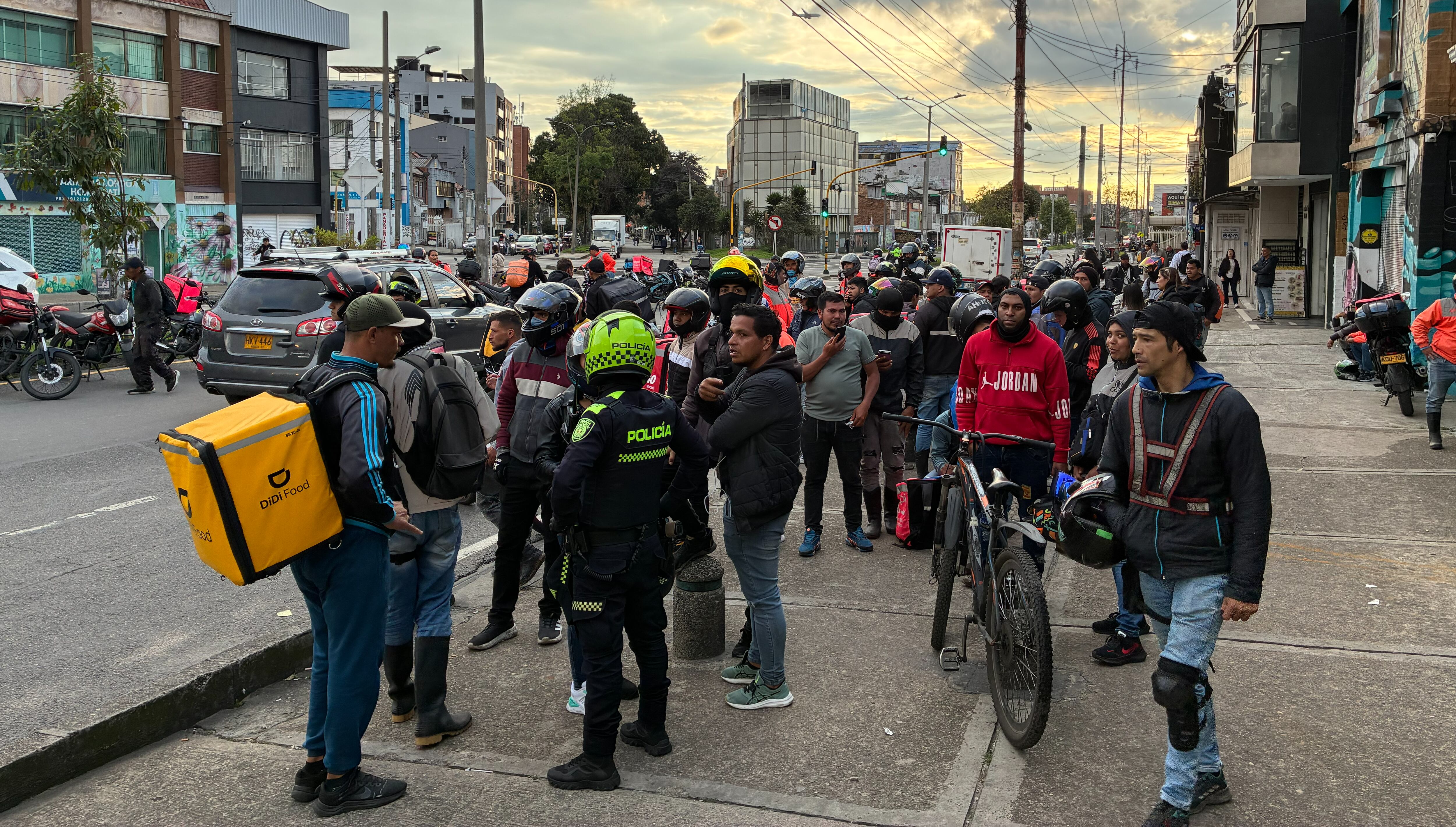 Domiciliarios protestan contra Rappi: “está vulnerando el trabajo de los trabajadores”