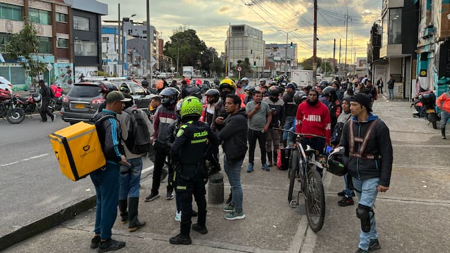 Domiciliarios protestan contra Rappi: “está vulnerando el trabajo de los trabajadores”