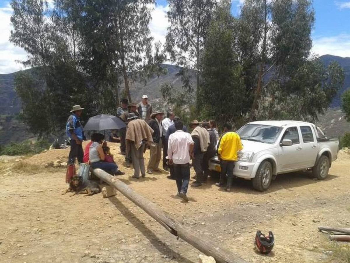 Nueve meses de protesta en contra de apertura de una mina de hierro en Tasco, Boyacá