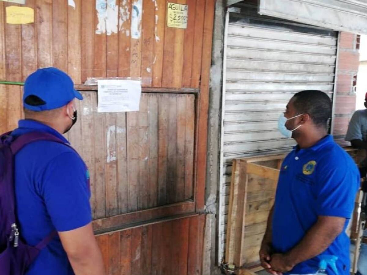 Por incumplir medidas cierran tres negocios en el mercado de Cartagena