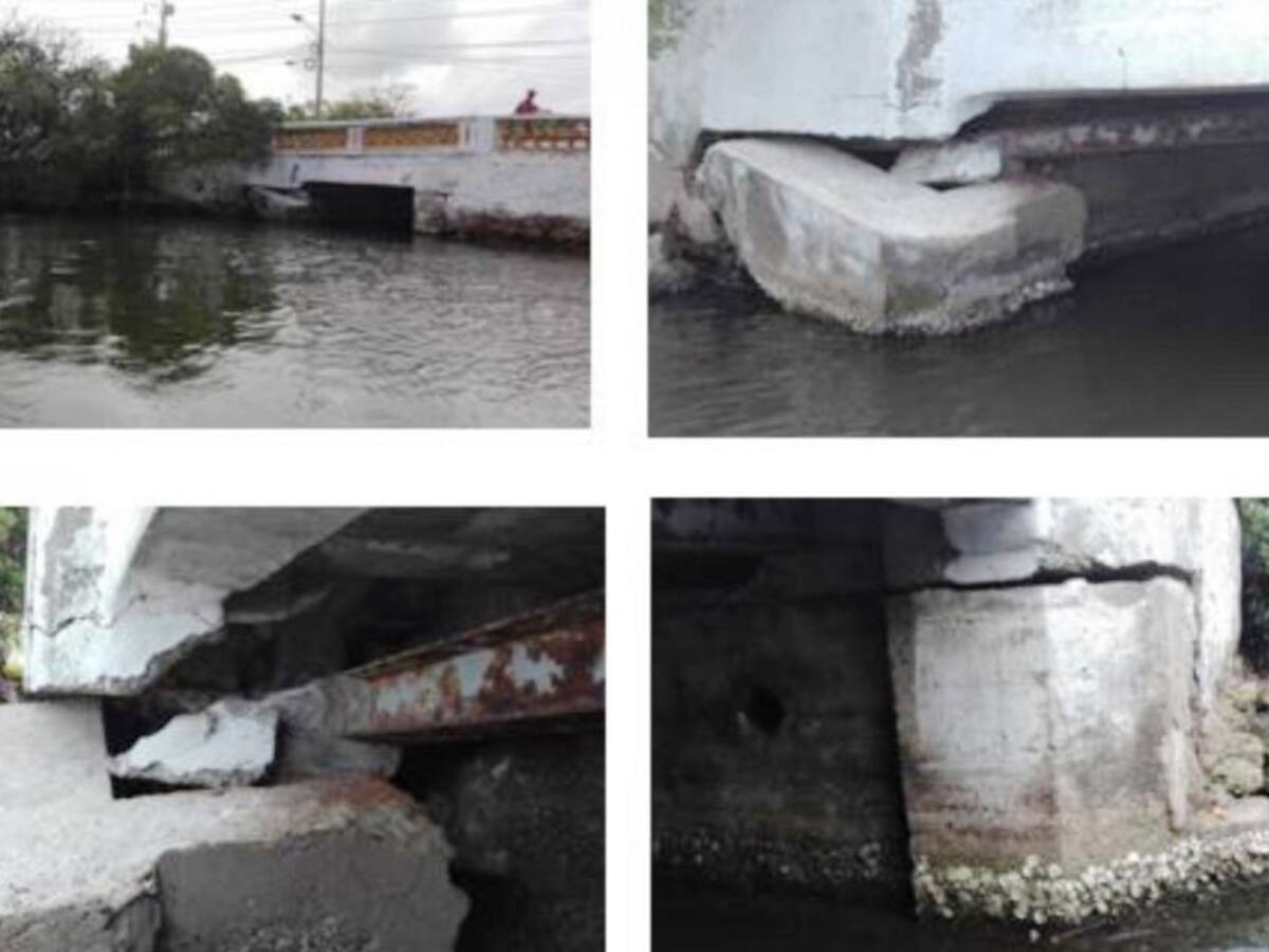 El puente de Las Palmas será reconstruido por la Alcaldía de Cartagena