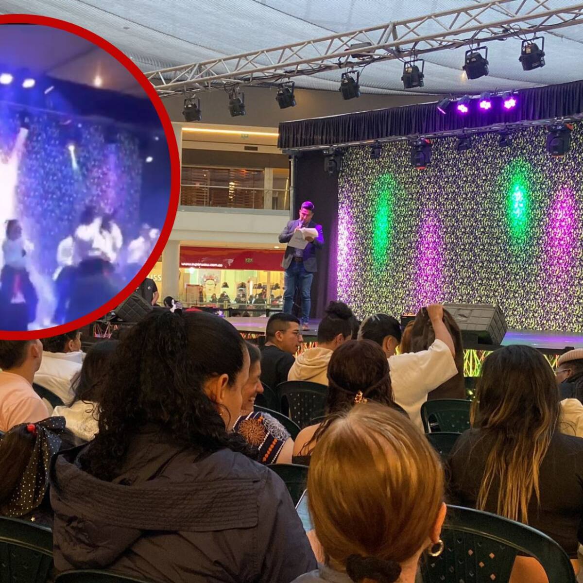 Bogotá: accidente por colapso de escenografía en Salitre Plaza dejó varios heridos