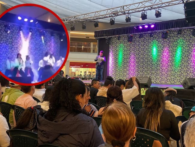 Accidente en Centro Comercial Salitra Plaza, en Bogotá: Cortesía: X/ @pedoure·