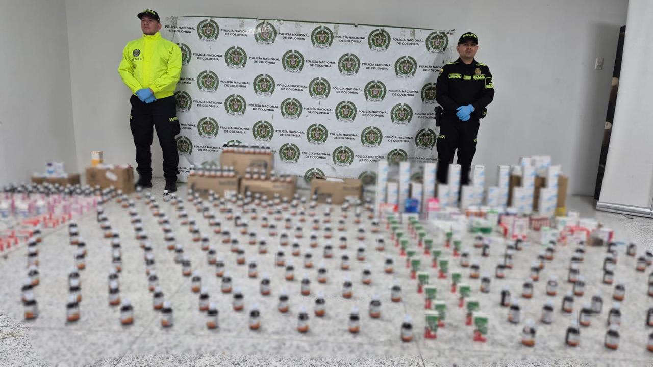 Elementos incautados. Foto: Policía Metropolitana de Barranquilla.