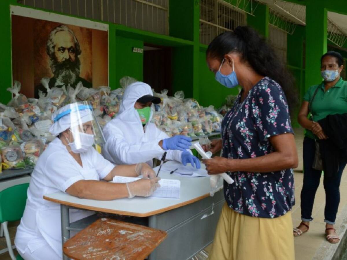 Inició la entrega del PAE urbano en Magangué, Bolívar