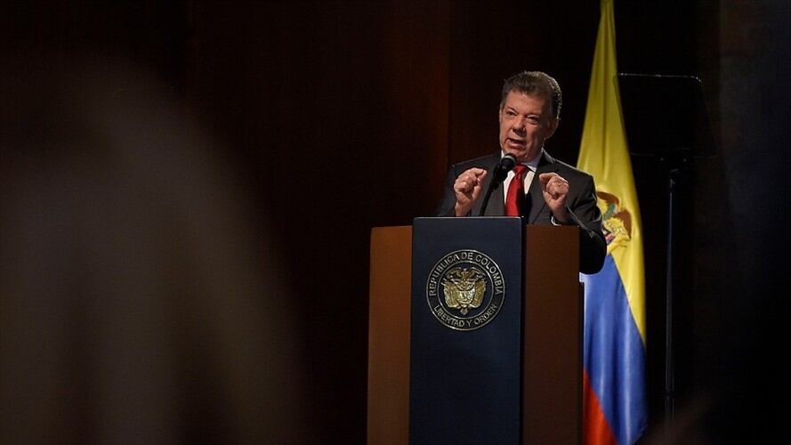 Juan Manuel Santos advierte que su gobierno dejará 130.000 casas gratuitas construidas. Foto: Colprensa