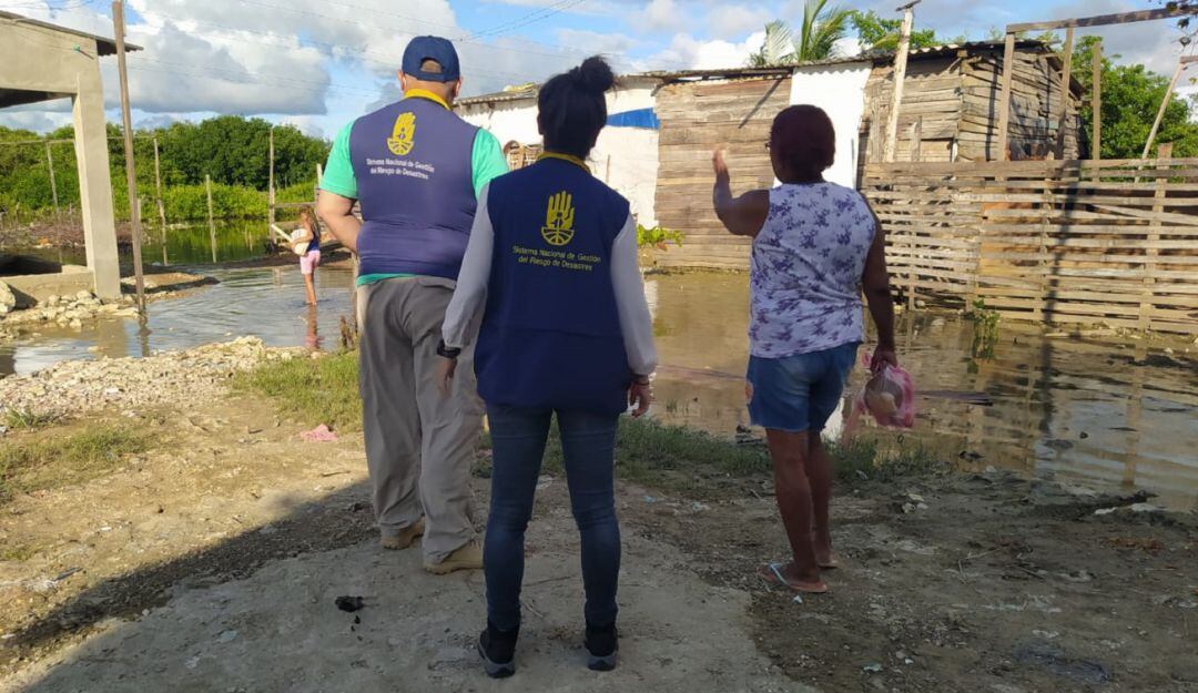 Damnificados olas invernales en Cartagena