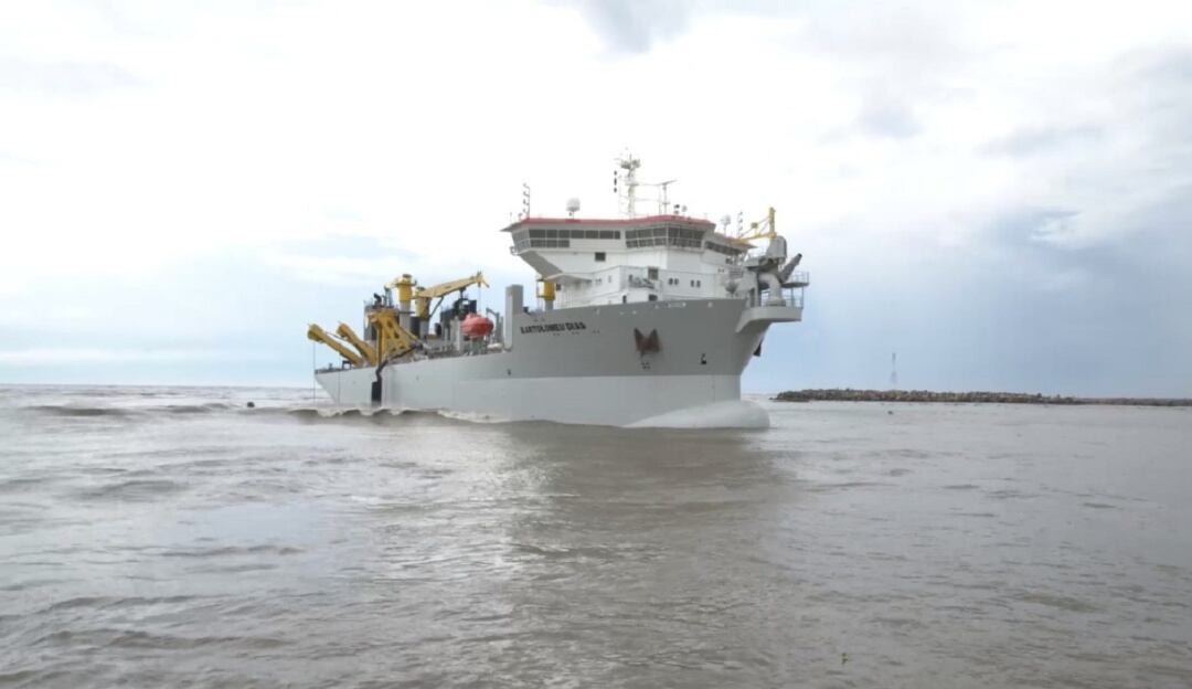 Draga Bartolomeu Dias. Cortesía: Cormagdalena