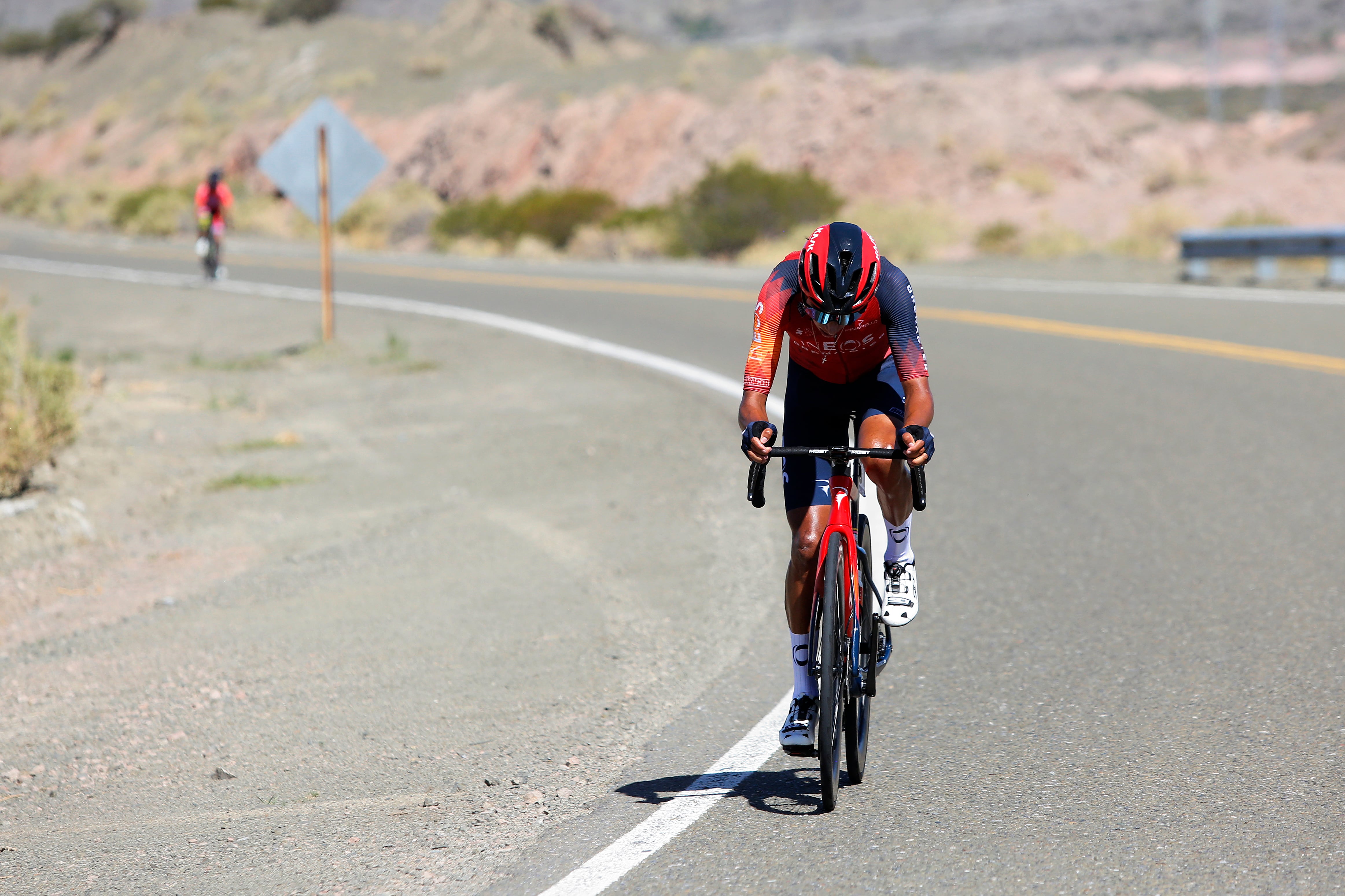 Egan Bernal, hasta la quinta etapa de al Vuelta a San Juan, marchaba quinto en la clasificación general. (Photo by Maximiliano Blanco/Getty Images)