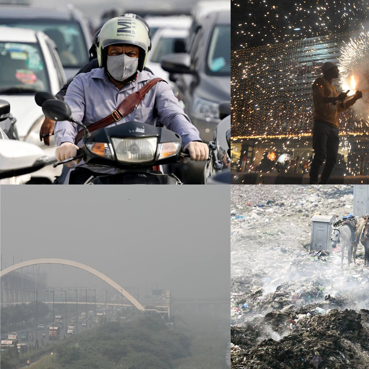Inicia la temporada de alta contaminación del aire en India
