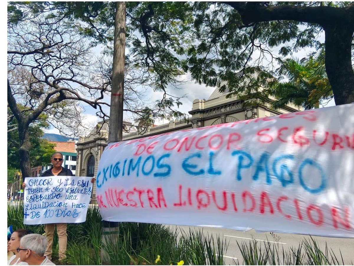 Empresa de vigilancia Oncor no cumple requisitos y retrasa pago a 250 vigilantes en Medellín