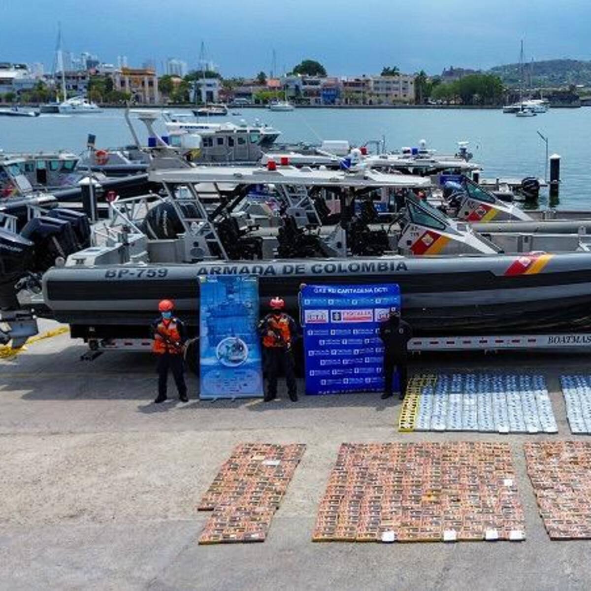Fuerza Naval del Caribe incautó más 100 toneladas de cocaína durante el año 2025